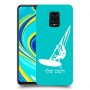 גלישת מפרש כיסוי מגן קשיח בעיצוב אישי עם השם שלך ל Xiaomi Redmi Note 9S יחידה אחת סקרין מובייל