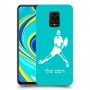 שחקן טניס כיסוי מגן קשיח בעיצוב אישי עם השם שלך ל Xiaomi Redmi Note 9S יחידה אחת סקרין מובייל