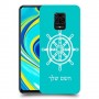 הגה - קפטן - ים כיסוי מגן קשיח בעיצוב אישי עם השם שלך ל Xiaomi Redmi Note 9S יחידה אחת סקרין מובייל