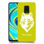 זאב כיסוי מגן קשיח בעיצוב אישי עם השם שלך ל Xiaomi Redmi Note 9S יחידה אחת סקרין מובייל