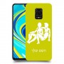 תאומים כיסוי מגן קשיח בעיצוב אישי עם השם שלך ל Xiaomi Redmi Note 9S יחידה אחת סקרין מובייל