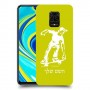 ילד סקייטבורד כיסוי מגן קשיח בעיצוב אישי עם השם שלך ל Xiaomi Redmi Note 9S יחידה אחת סקרין מובייל