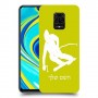 סקִי כיסוי מגן קשיח בעיצוב אישי עם השם שלך ל Xiaomi Redmi Note 9S יחידה אחת סקרין מובייל