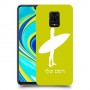 גלישה כיסוי מגן קשיח בעיצוב אישי עם השם שלך ל Xiaomi Redmi Note 9S יחידה אחת סקרין מובייל