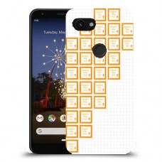 שלושים תמונות לב ימין כיסוי מגן קשיח בעיצוב אישי עם התמונות שלך ל Google Pixel 3a יחידה אחת סקרין מובייל