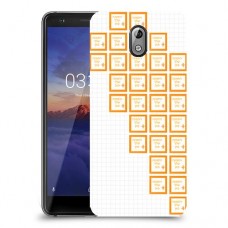שלושים תמונות לב שמאל כיסוי מגן קשיח בעיצוב אישי עם התמונות שלך ל Nokia 3.1 יחידה אחת סקרין מובייל