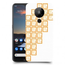 שלושים תמונות לב ימין כיסוי מגן קשיח בעיצוב אישי עם התמונות שלך ל Nokia 5.3 יחידה אחת סקרין מובייל