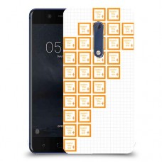 שלושים תמונות לב ימין כיסוי מגן קשיח בעיצוב אישי עם התמונות שלך ל Nokia 5 יחידה אחת סקרין מובייל
