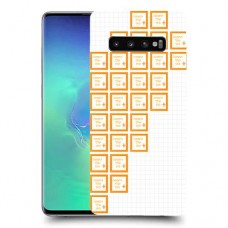 שלושים תמונות לב ימין כיסוי מגן קשיח בעיצוב אישי עם התמונות שלך ל Samsung Galaxy S10+ יחידה אחת סקרין מובייל