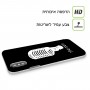 מיקרופון כיסוי מגן קשיח בעיצוב אישי עם השם שלך ל Apple iPhone 8 יחידה אחת סקרין מובייל