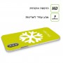 שלג כיסוי מגן קשיח בעיצוב אישי עם השם שלך ל Samsung Galaxy Note8 יחידה אחת סקרין מובייל