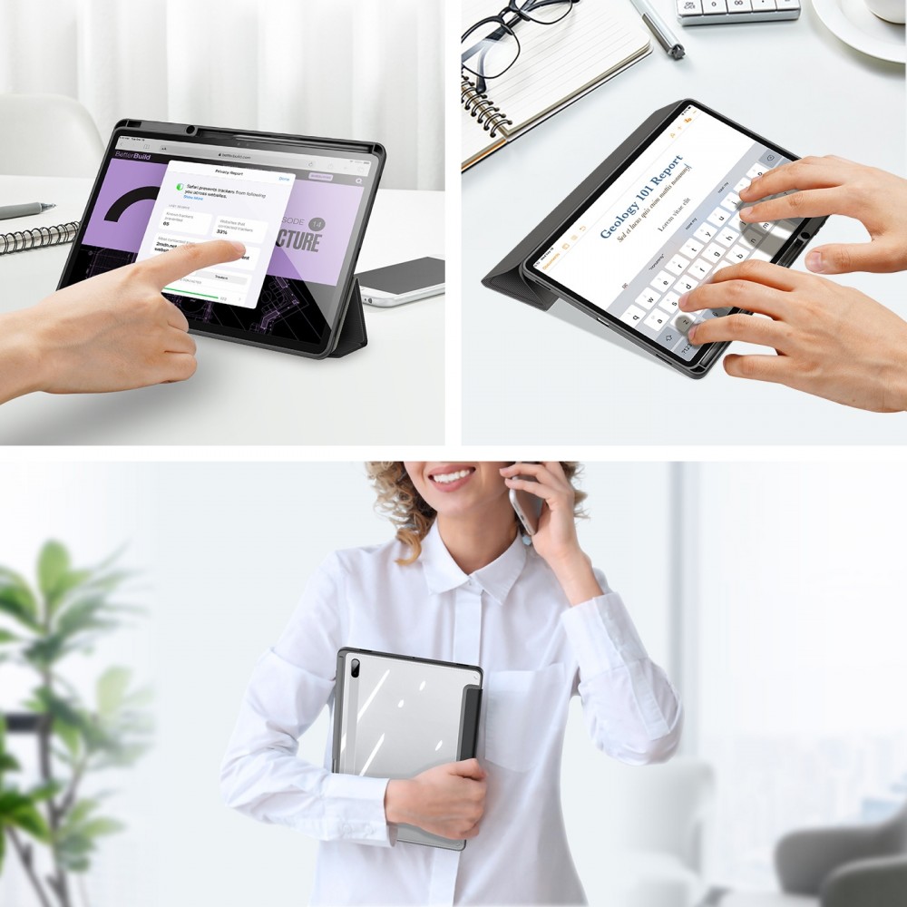 כיסוי לטאבלט מעור לדגם : Samsung Galaxy Tab S8 Plus