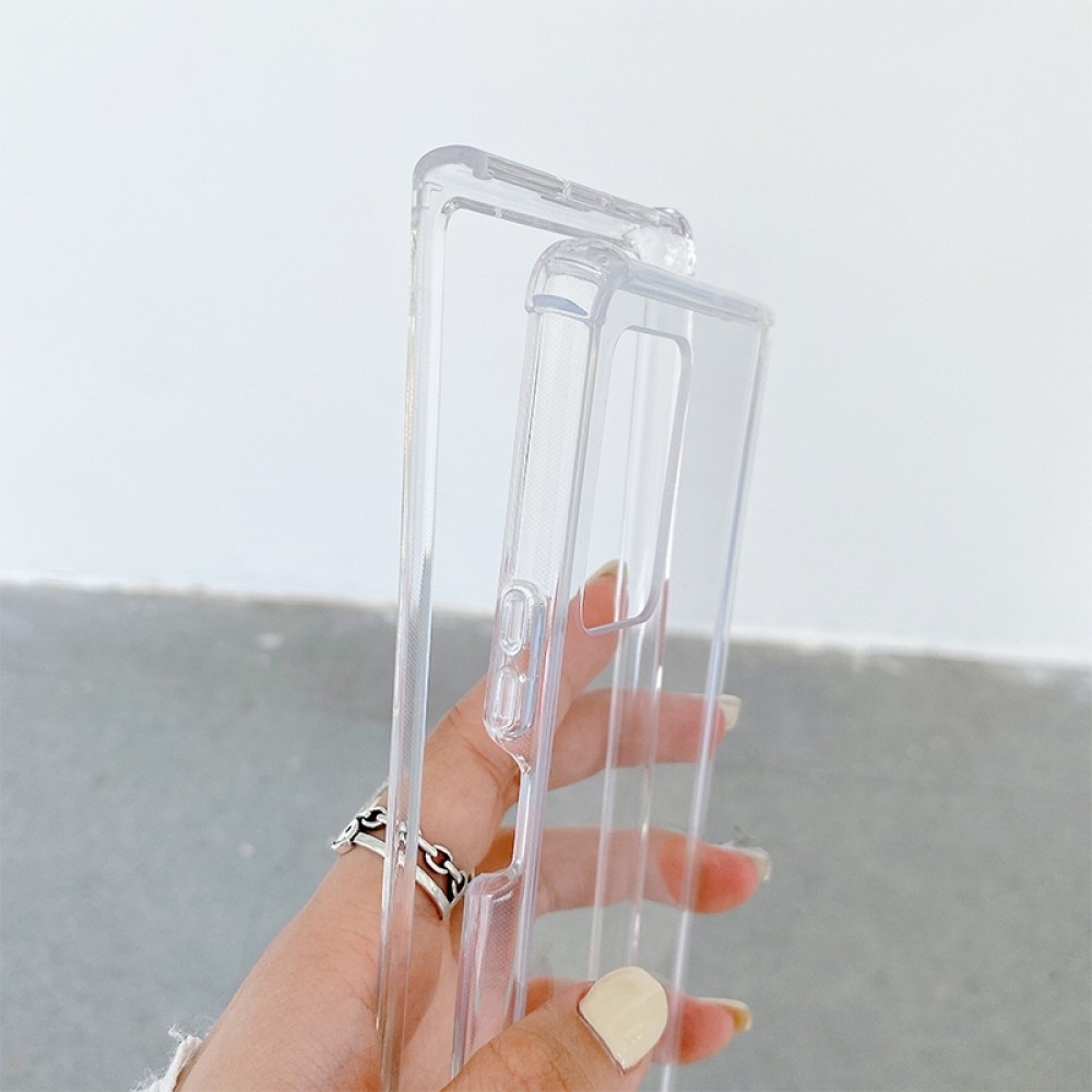 כיסוי סיליקון שקוף מיועד ל Samsung Galaxy Z Fold2 5G