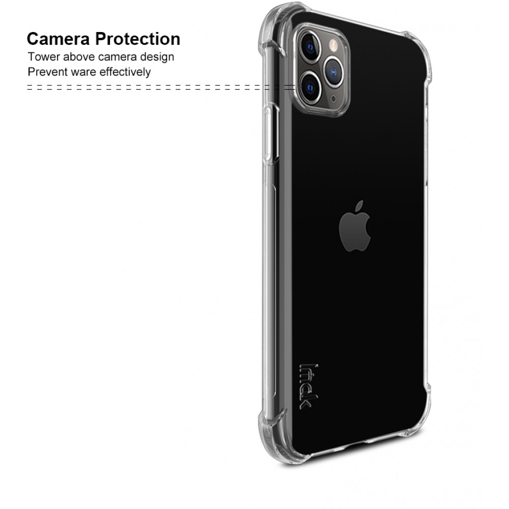 כיסוי סיליקון שקוף + בולם זעזועים מיועד ל Apple iPhone 11 Pro מותג - IMAK