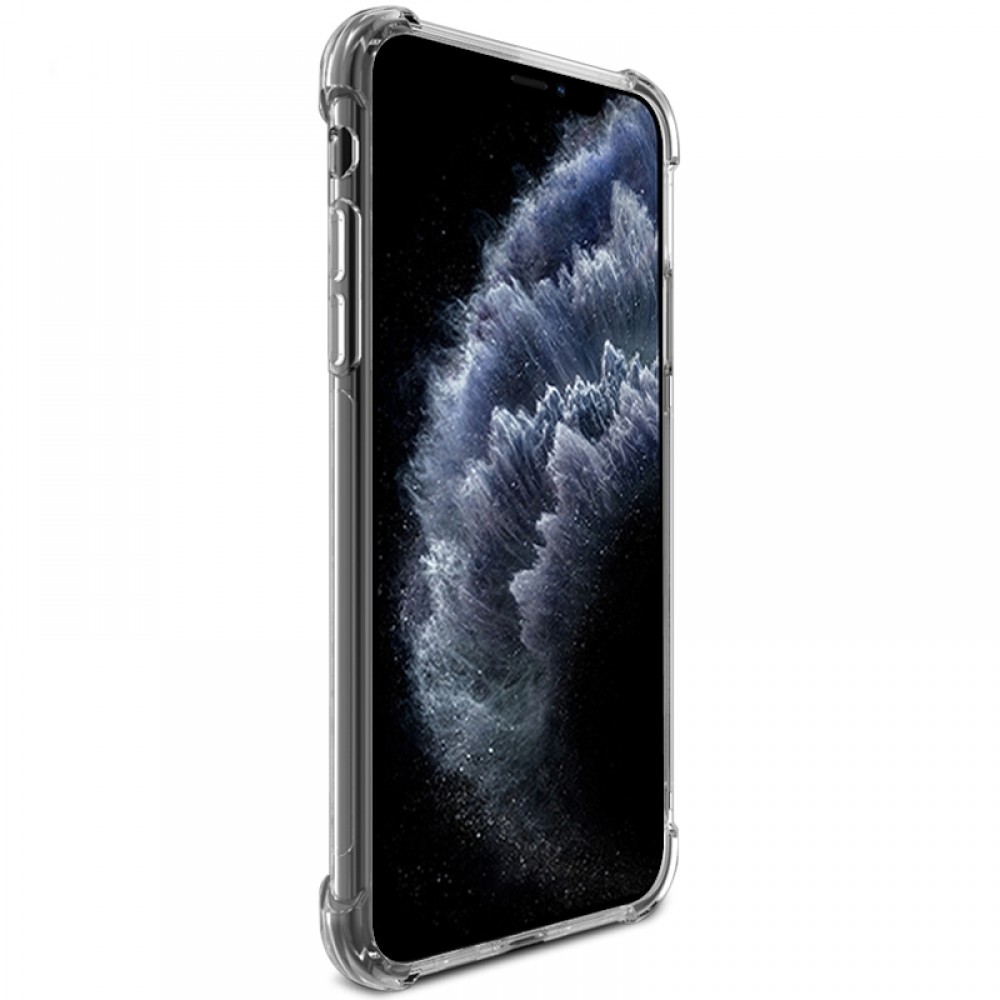 כיסוי סיליקון שקוף + בולם זעזועים מיועד ל Apple iPhone 11 Pro Max מותג - IMAK