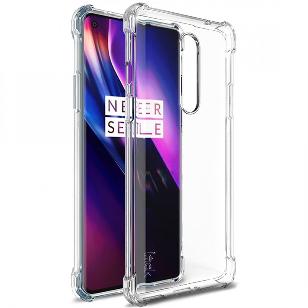 כיסוי סיליקון שקוף + בולם זעזועים מיועד ל OnePlus 8 מותג - IMAK