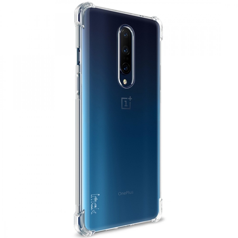 כיסוי סיליקון שקוף + בולם זעזועים מיועד ל OnePlus 8 מותג - IMAK