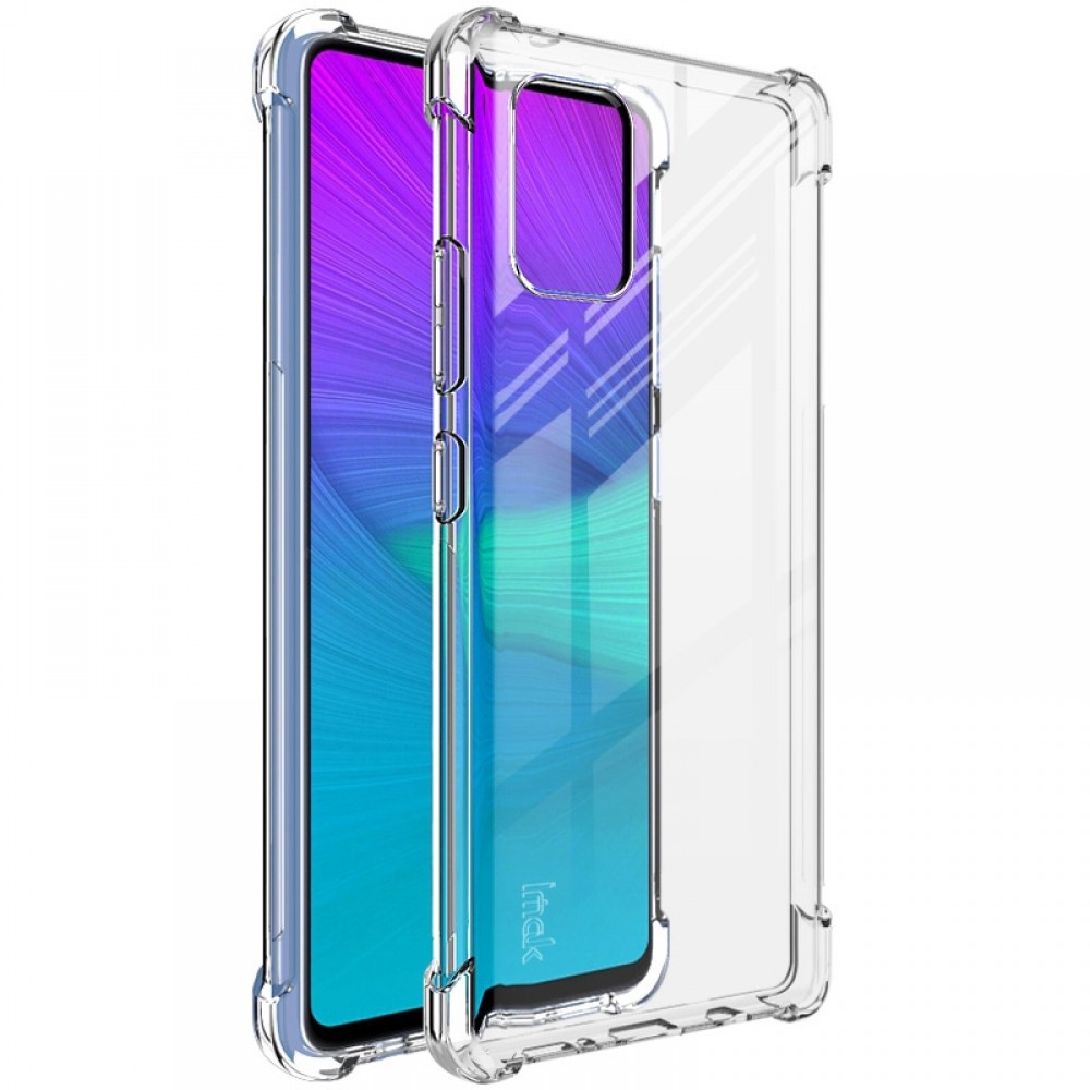 כיסוי סיליקון שקוף + בולם זעזועים מיועד ל Samsung Galaxy A71 5G מותג - IMAK