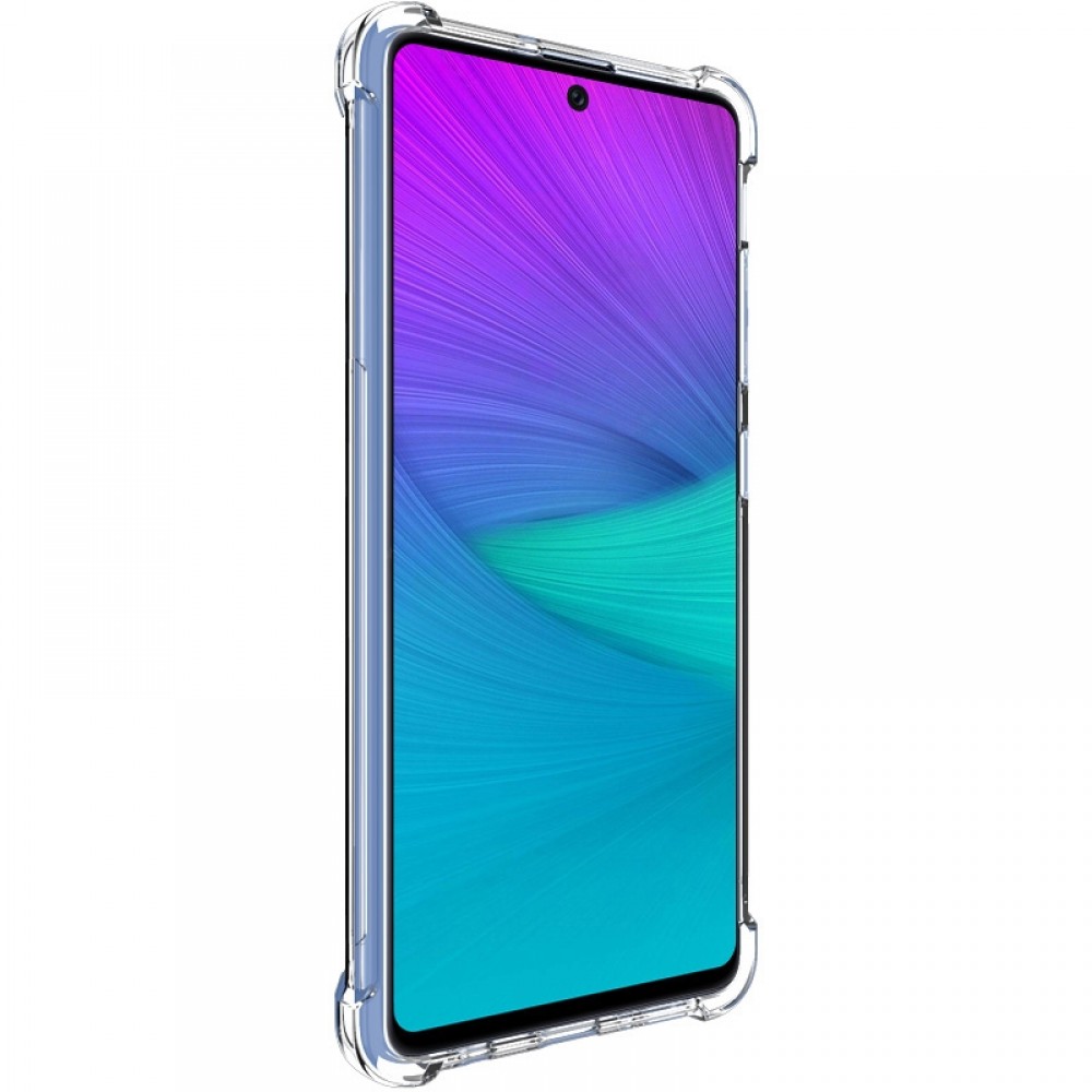 כיסוי סיליקון שקוף + בולם זעזועים מיועד ל Samsung Galaxy A71 5G מותג - IMAK