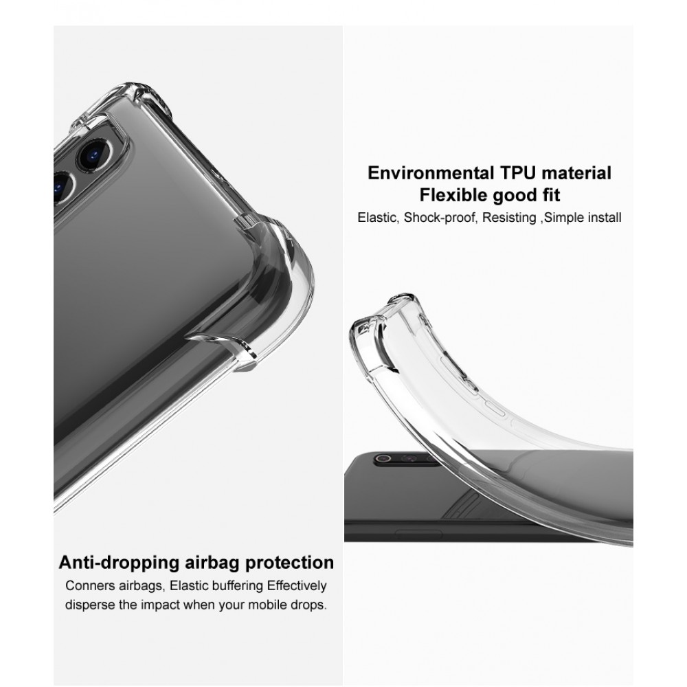 כיסוי סיליקון שקוף + בולם זעזועים מיועד ל Samsung Galaxy S20 Ultra 5G מותג - IMAK