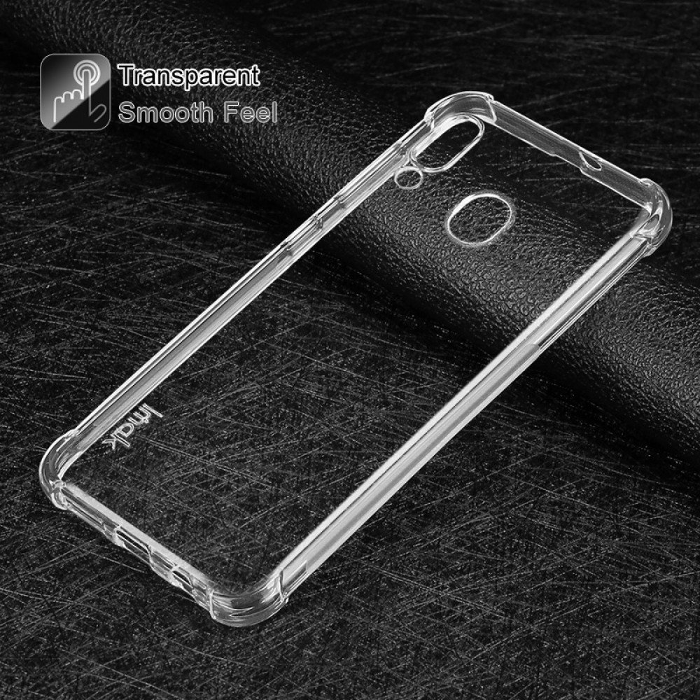 כיסוי סיליקון שקוף + בולם זעזועים מיועד ל Samsung Galaxy A30 מותג - IMAK