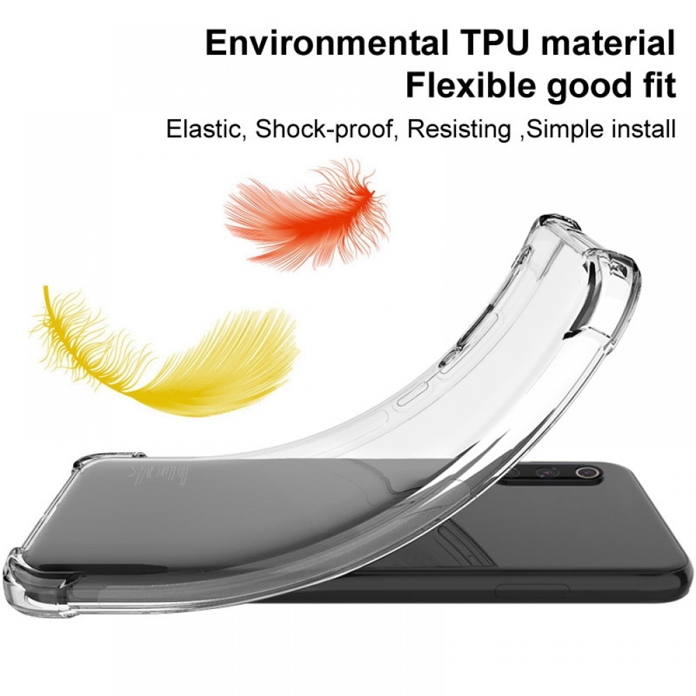 כיסוי סיליקון שקוף + בולם זעזועים מיועד ל Samsung Galaxy S20 Lite מותג - IMAK
