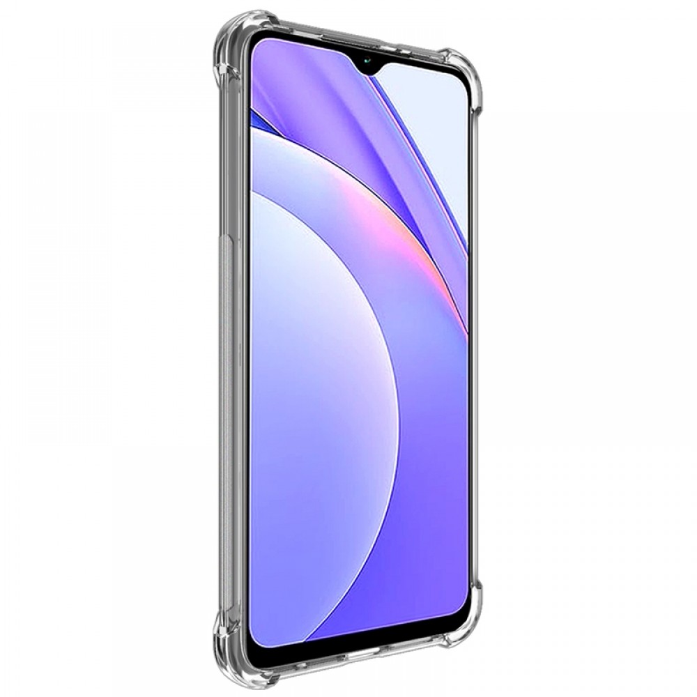כיסוי סיליקון שקוף + בולם זעזועים מיועד ל Xiaomi Redmi Note 9 4G מותג - IMAK