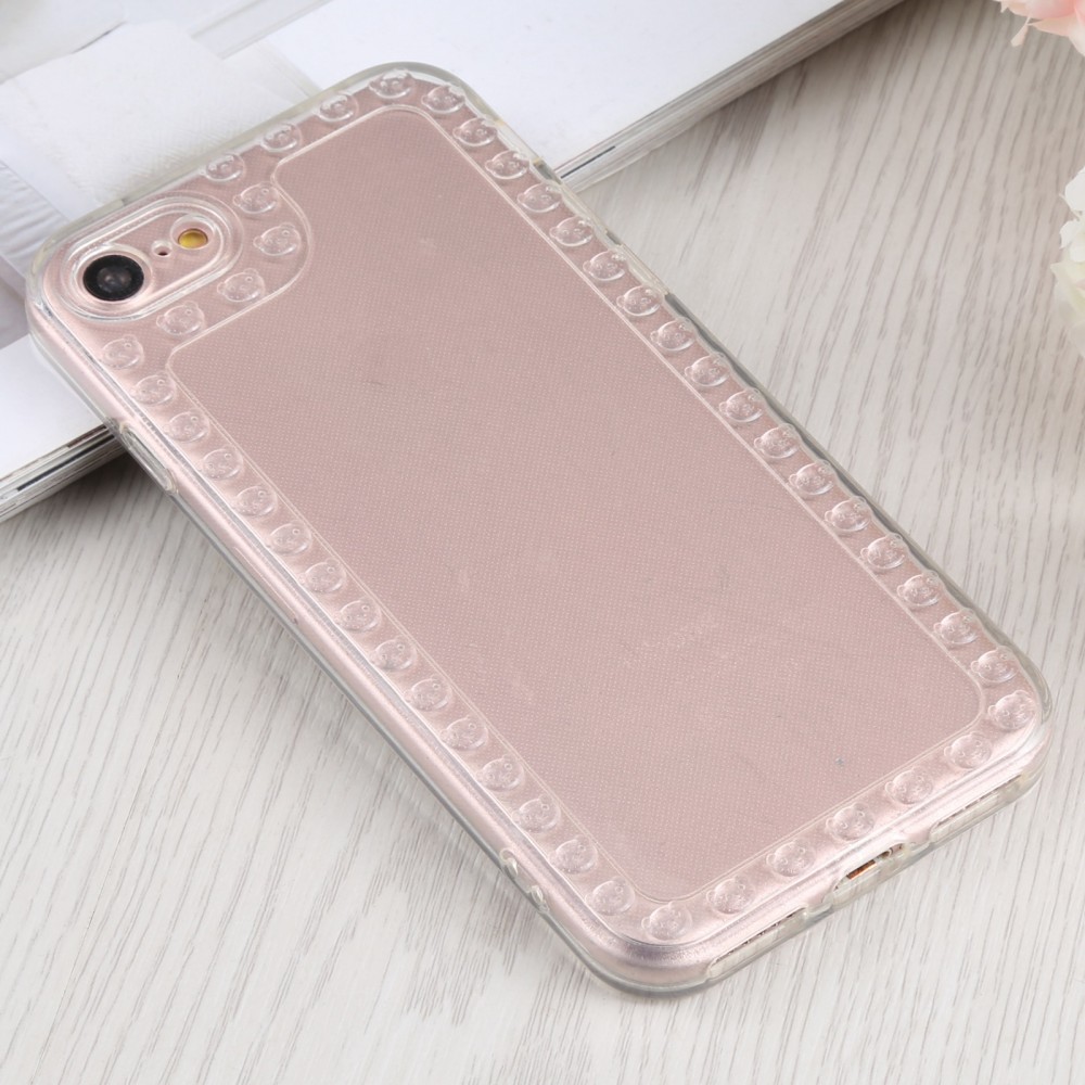 כיסוי סיליקון שקוף מיועד ל Apple iPhone 8