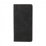 כיסוי ארנק / ספר עשוי מעור בצבע שחור עם חריצים לכרטיסי אשראי עבור Samsung Galaxy A52 5G