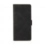 כיסוי ארנק / ספר עשוי מעור בצבע שחור עם חריצים לכרטיסי אשראי עבור Samsung Galaxy Note10+