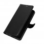 כיסוי ארנק / ספר עשוי מעור בצבע שחור עם חריצים לכרטיסי אשראי עבור Xiaomi Poco X3 NFC