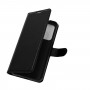כיסוי ארנק / ספר עשוי מעור בצבע שחור עם חריצים לכרטיסי אשראי עבור Xiaomi Mi 10T