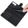 כיסוי ארנק / ספר עשוי מעור בצבע שחור עם חריצים לכרטיסי אשראי עבור OnePlus Nord CE 5G