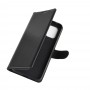כיסוי ארנק / ספר עשוי מעור בצבע שחור עם חריצים לכרטיסי אשראי עבור Xiaomi Mi 10 Lite 5G