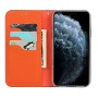 כיסוי ארנק / ספר עשוי מעור בצבע שחור עם חריצים לכרטיסי אשראי עבור Apple iPhone 11 Pro Max