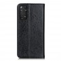 כיסוי ארנק / ספר עשוי מעור בצבע שחור עם חריצים לכרטיסי אשראי עבור Xiaomi Redmi Note 11S