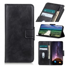 כיסוי ארנק / ספר עשוי מעור בצבע שחור עם חריצים לכרטיסי אשראי עבור Xiaomi Redmi Note 11 Pro