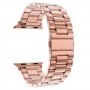 רצועה לשעון חכם לדגם: Apple Watch SE 44mm עשוי מחומר: מתכת בצבע: זהב ורד