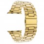 רצועה לשעון חכם לדגם: Apple Watch 5 44mm עשוי מחומר: מתכת בצבע: זהב