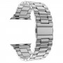 רצועה לשעון חכם לדגם: Apple Watch 5 44mm עשוי מחומר: מתכת בצבע: כסף