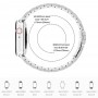 רצועה לשעון חכם לדגם: Apple Watch 5 40mm עשוי מחומר: מתכת בצבע: כסף