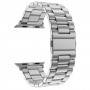 רצועה לשעון חכם לדגם: Apple Watch 4 44mm עשוי מחומר: מתכת בצבע: כסף