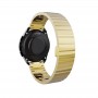 רצועה לשעון חכם לדגם: Samsung Galaxy Watch 4 Classic 46mm עשוי מחומר: מתכת בצבע: זהב