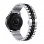 רצועה לשעון חכם לדגם: Samsung Galaxy Watch 3 45mm עשוי מחומר: מתכת בצבע: כסף שחור