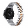 רצועה לשעון חכם לדגם: Samsung Galaxy Watch 3 45mm עשוי מחומר: מתכת בצבע: זהב ורד כסף