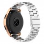 רצועה לשעון חכם לדגם: Samsung Galaxy Watch 46mm עשוי מחומר: מתכת בצבע: כסף