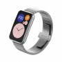 רצועה לשעון חכם לדגם: Huawei Watch Fit עשוי מחומר: מתכת בצבע: טיטניום אפור