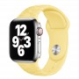 רצועה לשעון חכם לדגם: Apple Watch 8 45mm עשוי מחומר: סיליקון בצבע: צהוב בהיר