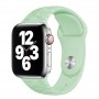 רצועה לשעון חכם לדגם: Apple Watch 7 41mm עשוי מחומר: סיליקון בצבע: ירוק בהיר