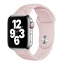 רצועה לשעון חכם לדגם: Apple Watch SE 44mm עשוי מחומר: סיליקון בצבע: חול ורוד